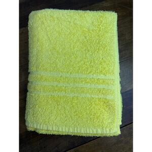 Sears Roebuck And Co. Harmony House Vintage Yellow Pool Sauna Beach Bath Towel